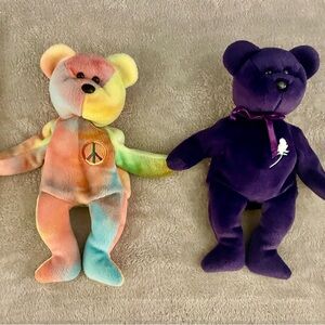 2-Ty Beanie Babies.